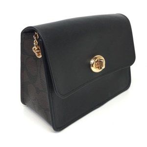 Coach Signature Bowery Leather Crossbody Bag